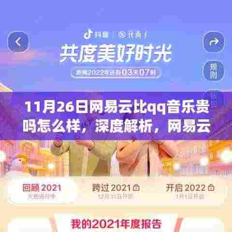 网易云与QQ音乐价格策略及用户体验深度对比,11月26日价格差异解析
