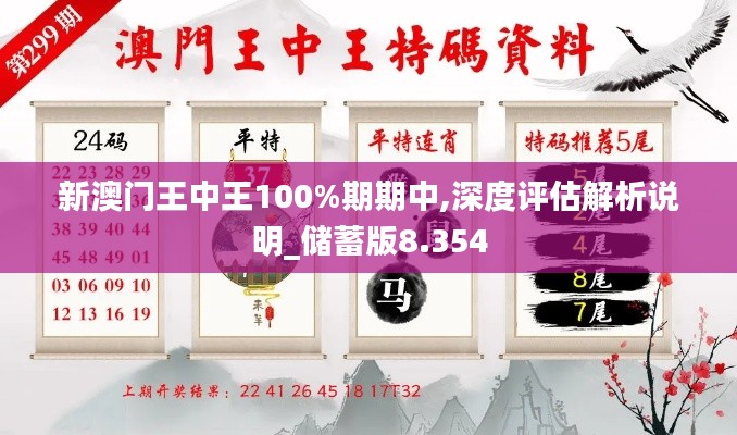 新澳门王中王100%期期中,深度评估解析说明_储蓄版8.354