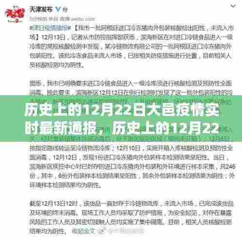 历史上的12月22日大邑疫情实时最新通报,全面测评与深度分析
