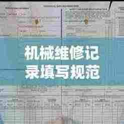 机械维修记录填写规范:机械设备维修记录单
