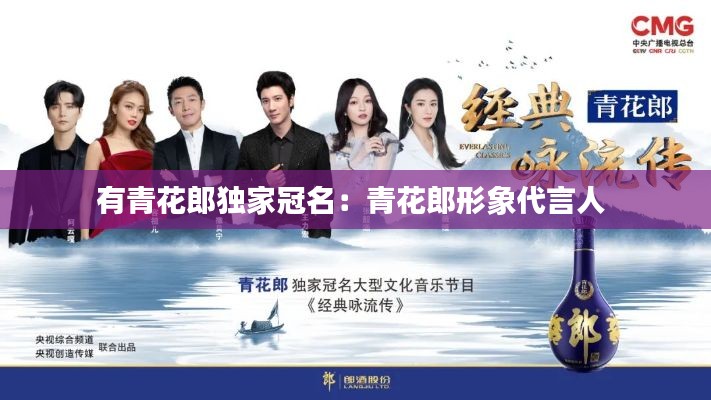 有青花郎独家冠名:青花郎形象代言人