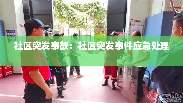 社区突发事故:社区突发事件应急处理