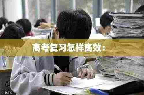 高考复习怎样高效: