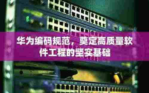 华为编码规范,奠定高质量软件工程的坚实基础