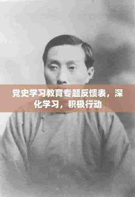 党史学习教育专题反馈表,深化学习,积极行动