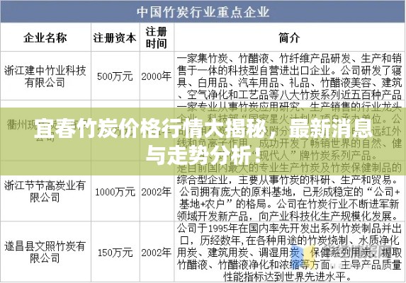 宜春竹炭价格行情大揭秘,最新消息与走势分析!