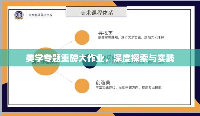 美学专题重磅大作业,深度探索与实践