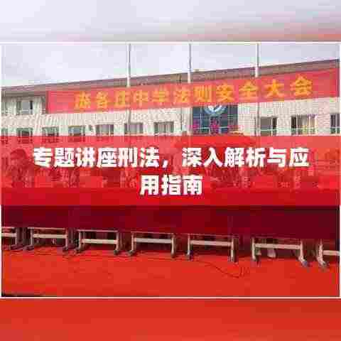 专题讲座刑法,深入解析与应用指南