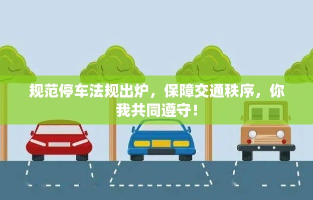 规范停车法规出炉,保障交通秩序,你我共同遵守!